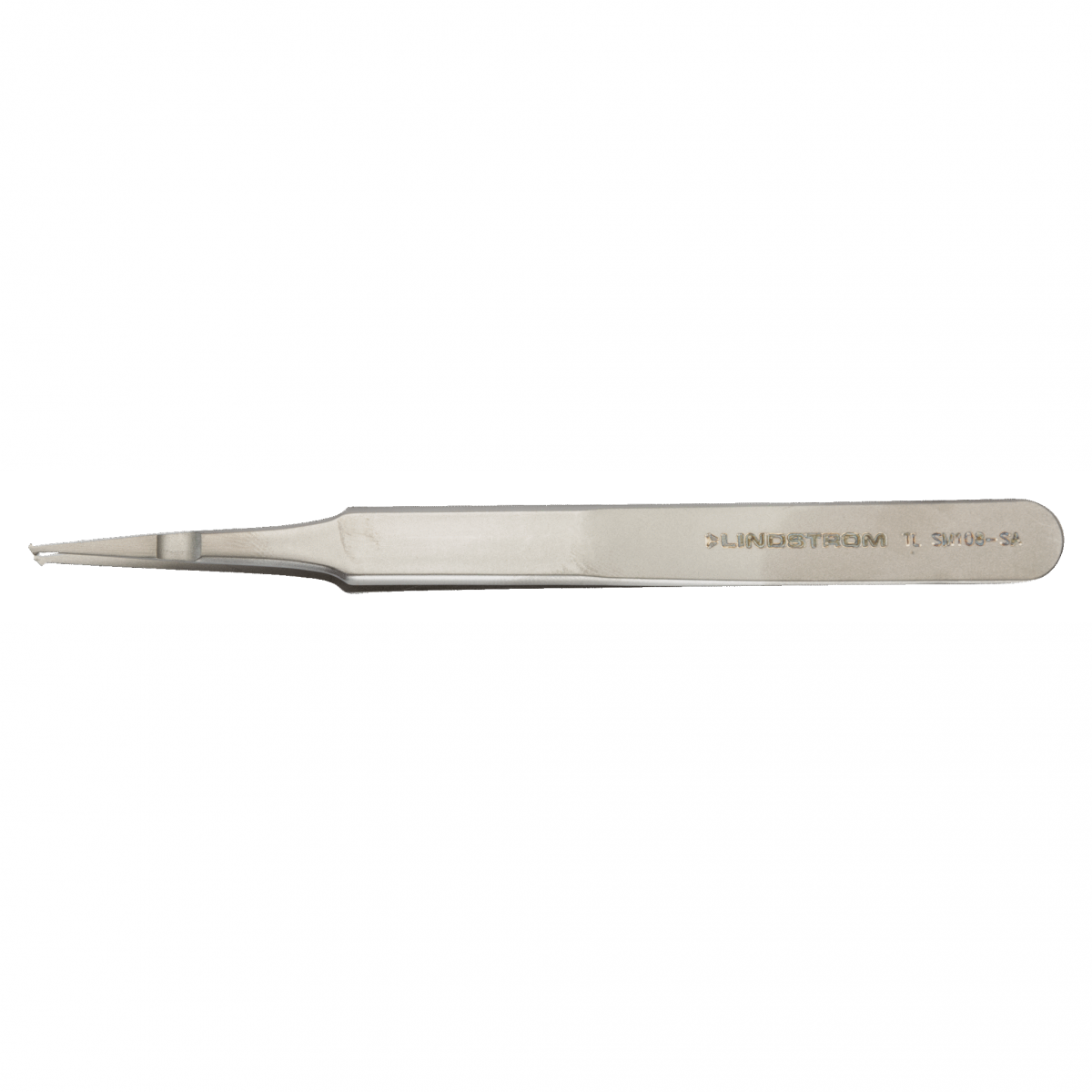 Lindström 不銹鋼 SMD 鑷子 SMD 108 型，用於焊接 1mm 寬元件 TLSM108-SA - 商品圖 2